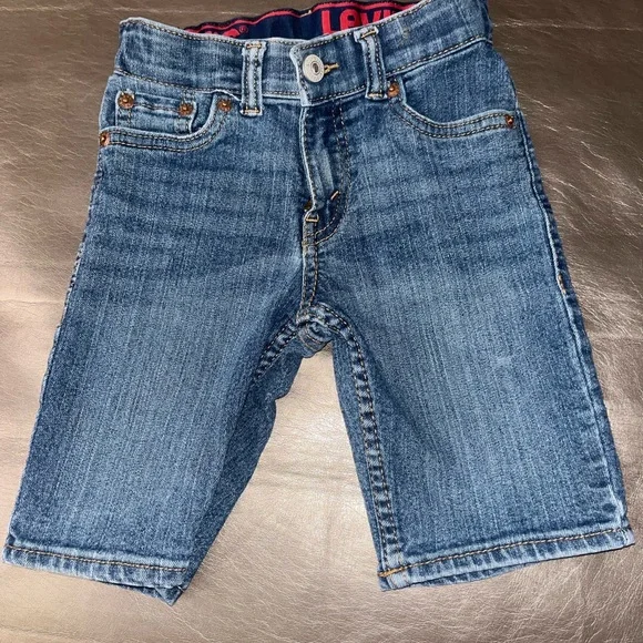 Lucky Brand/Levi Kids 5 reg Denim Shorts (3) Light, Medium, Dark Blue - Picture 5 of 11